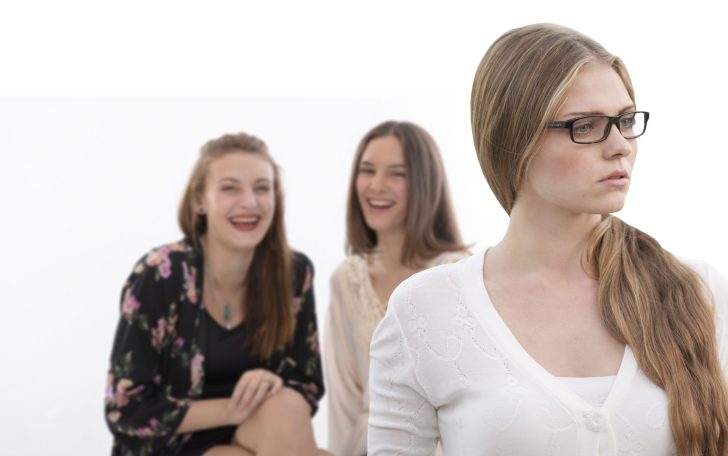 woman, bullying, mocking