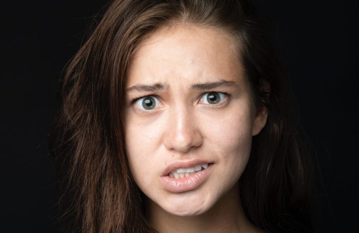 woman in black crew neck shirt
