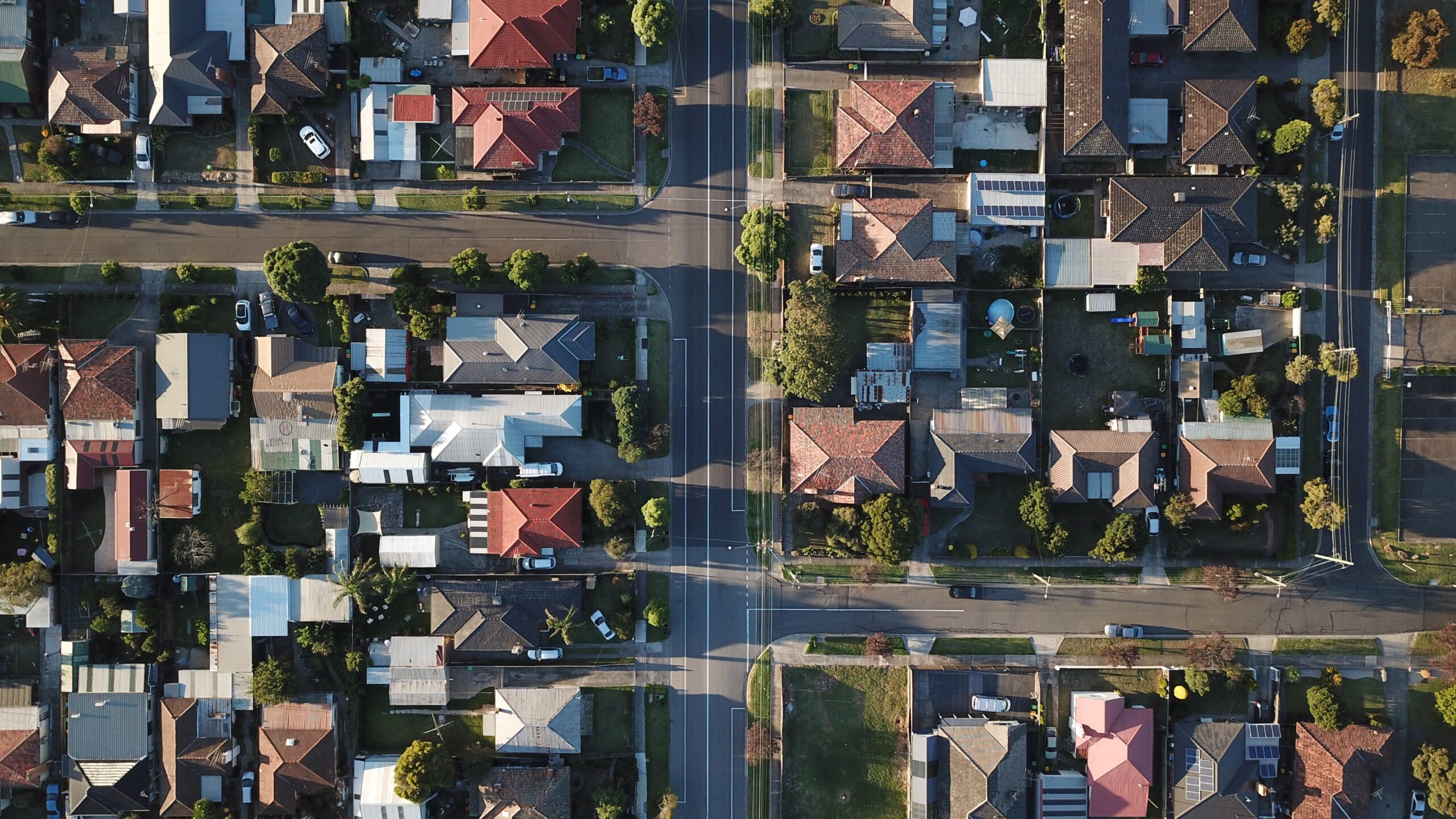 The light was fading as I was flying the Mavic back from another shoot and the symmetry of these streets caught my eye. Love me some long afternoon shadows.