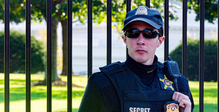 I Didn't Have Secret Service Agents Brawling Outside The White House On My Bingo Card