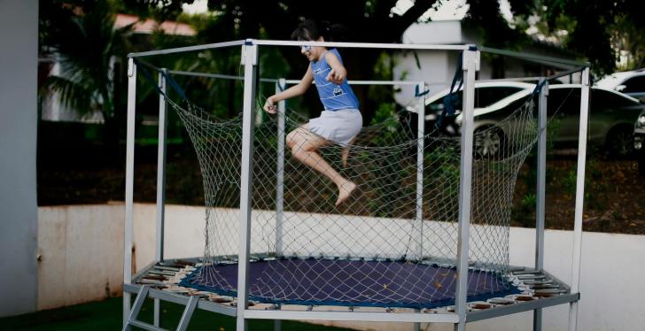 7-Year-Old Jumping On Trampoline Hit By Car