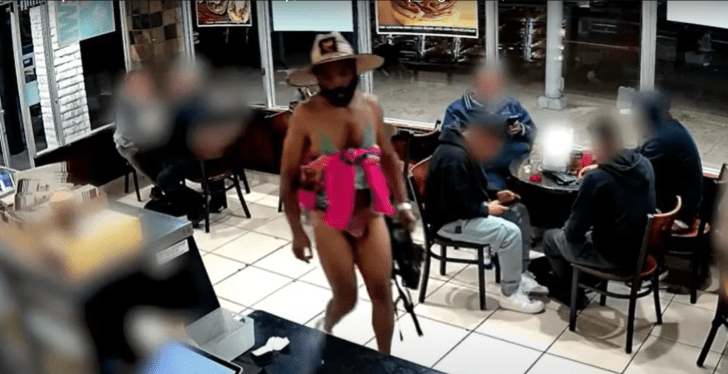 Donut Shop Employees Fight Off Bikini Wearing Man