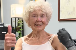 87-Year-Old Grandmother Explains Why She Got Matching Tattoos With Granddaughter