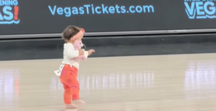 Baby Girl Takes Her First Steps During WBNA Baby Crawl Of All Things